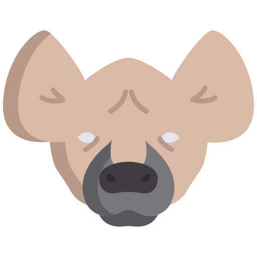 hyena Icongeek26 Flat icoon