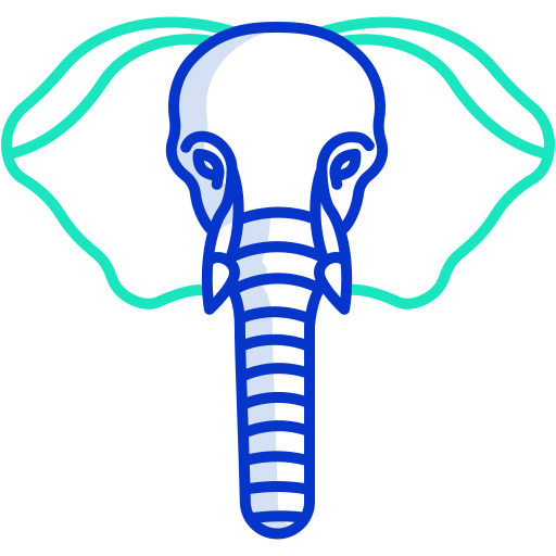 Elephant Icongeek26 Outline Colour icon