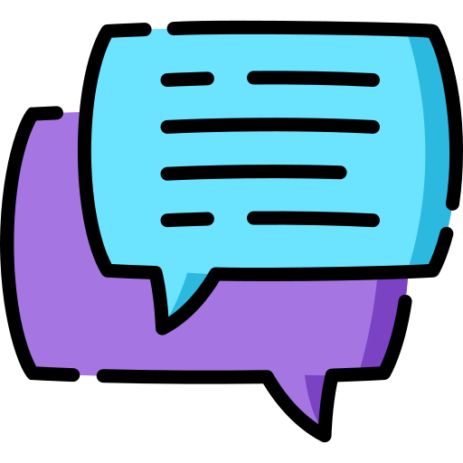 Speech bubble Special Lineal color icon