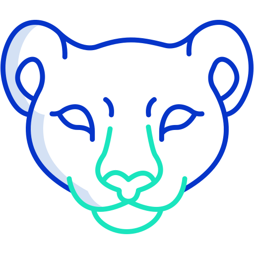 Lioness Icongeek26 Outline Colour icon