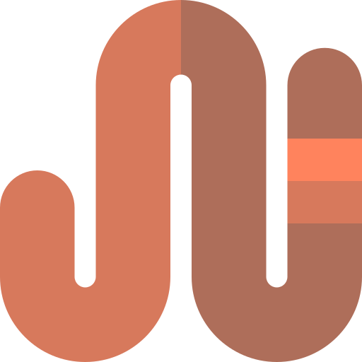 Earthworm Basic Straight Flat icon