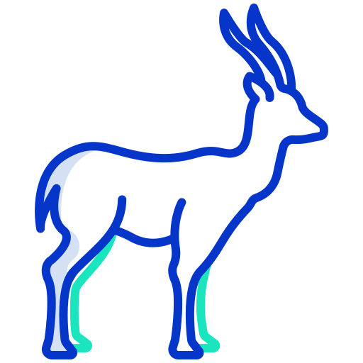 gazelle Icongeek26 Outline Colour Icône