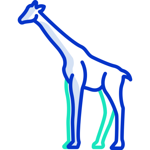 Giraffe Icongeek26 Outline Colour icon