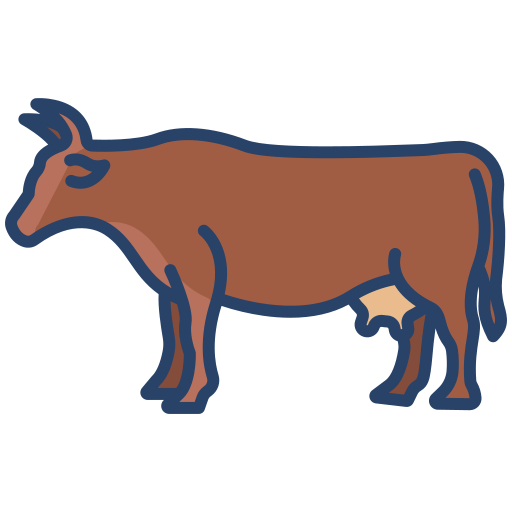 Корова Icongeek26 Linear Colour иконка