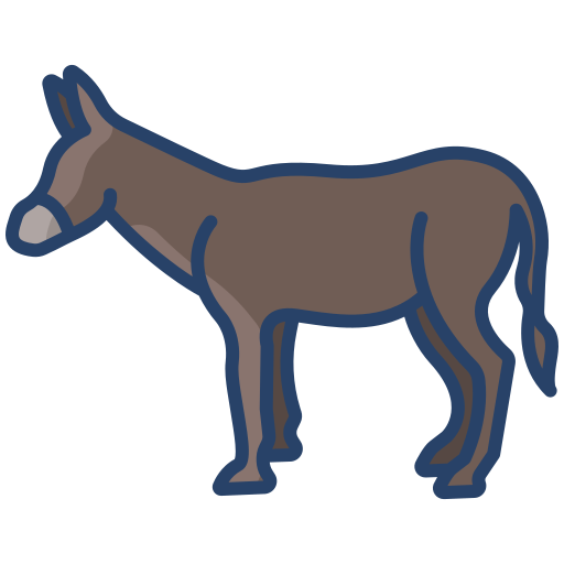 Donkey Icongeek26 Linear Colour icon