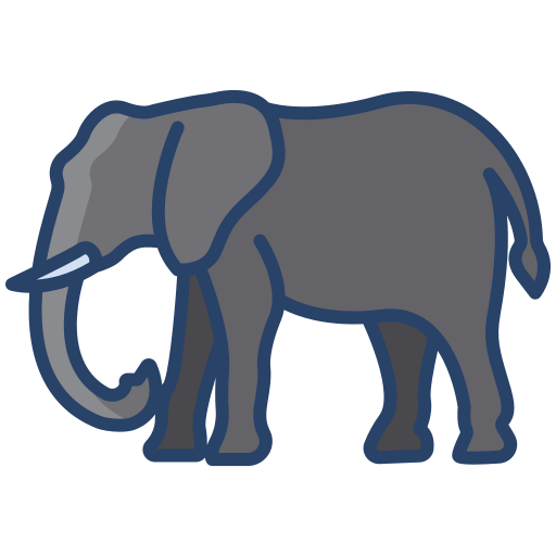 Elephant Icongeek26 Linear Colour icon