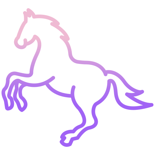 caballo Icongeek26 Outline Gradient icono