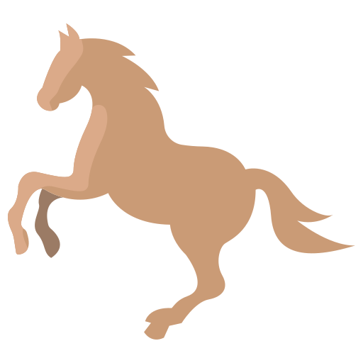 Horse Icongeek26 Flat icon
