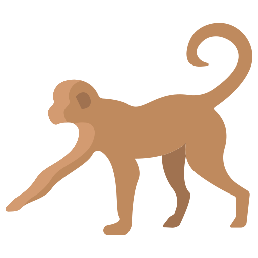 Monkey Icongeek26 Flat icon