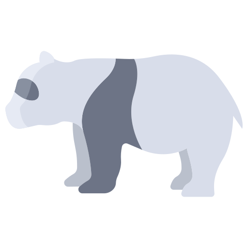 Panda Icongeek26 Flat icon
