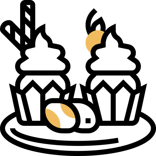 머핀 Meticulous Yellow shadow icon