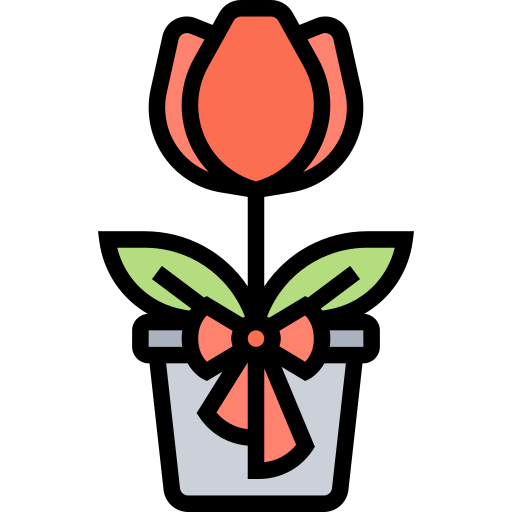 tulipan Meticulous Lineal Color ikona