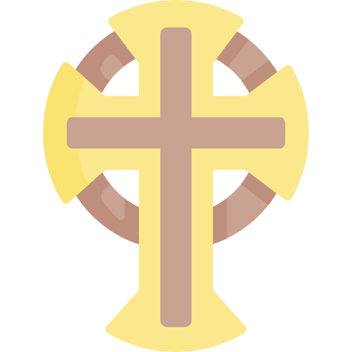 Celtic cross Special Flat icon