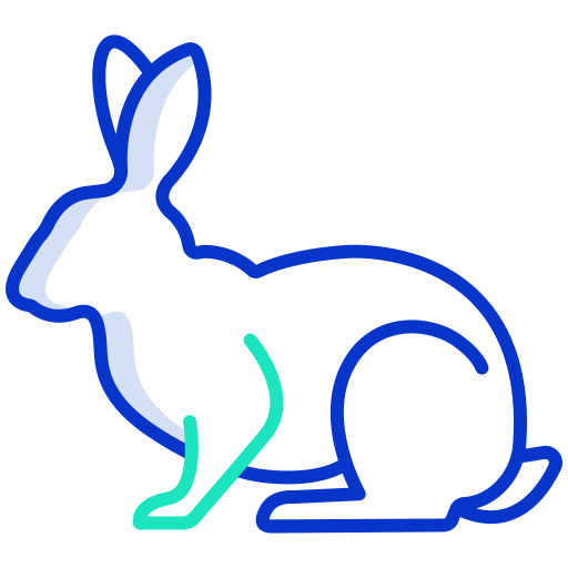 lapin Icongeek26 Outline Colour Icône