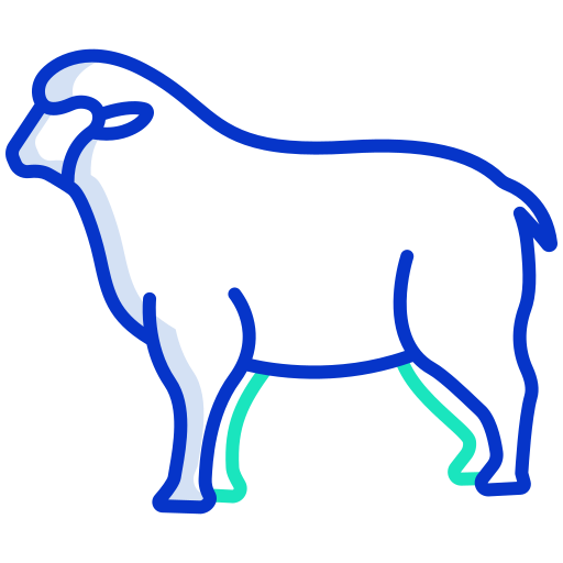 Sheep Icongeek26 Outline Colour icon