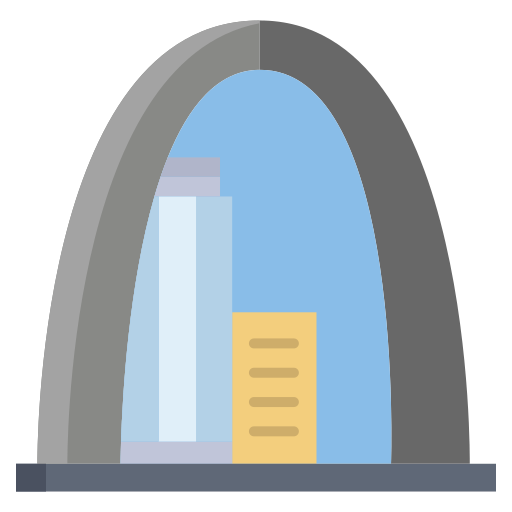 arco de la entrada Icongeek26 Flat icono