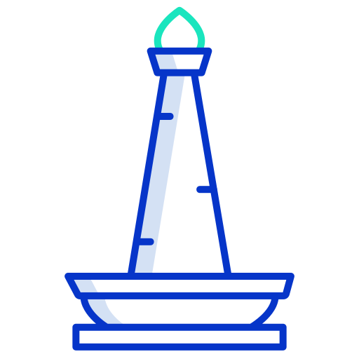 torre di monas Icongeek26 Outline Colour icona