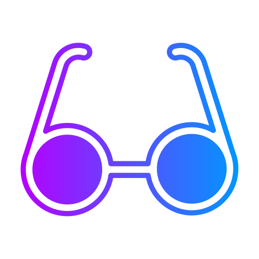 okulary Generic Flat Gradient ikona