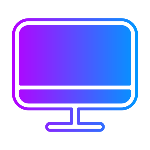 monitor Generic Flat Gradient ikona