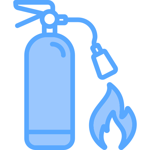 extintor de incendios Generic Blue icono