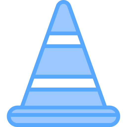 verkeerskegel Generic Blue icoon