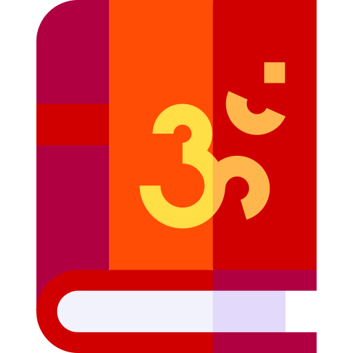 hindoeïsme Basic Straight Flat icoon