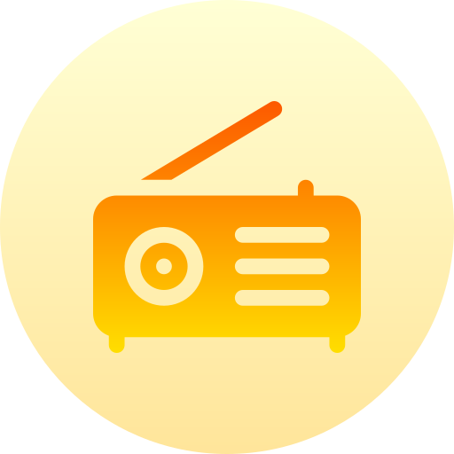 radio Basic Gradient Circular icoon