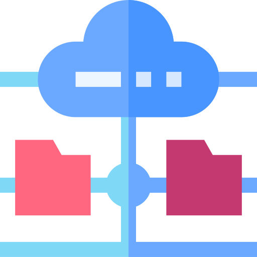Network Basic Straight Flat icon