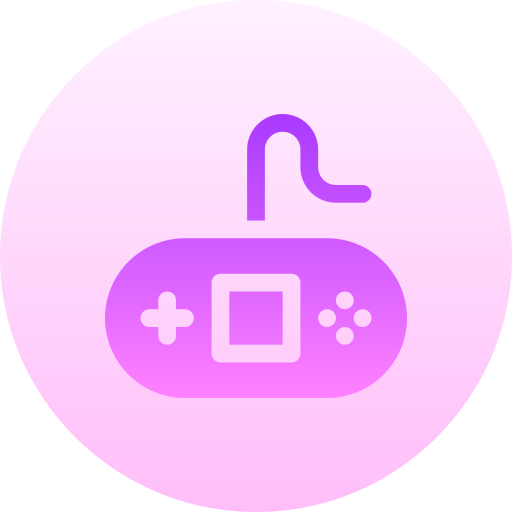 Game console Basic Gradient Circular icon