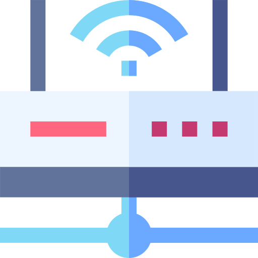 routeur Basic Straight Flat Icône