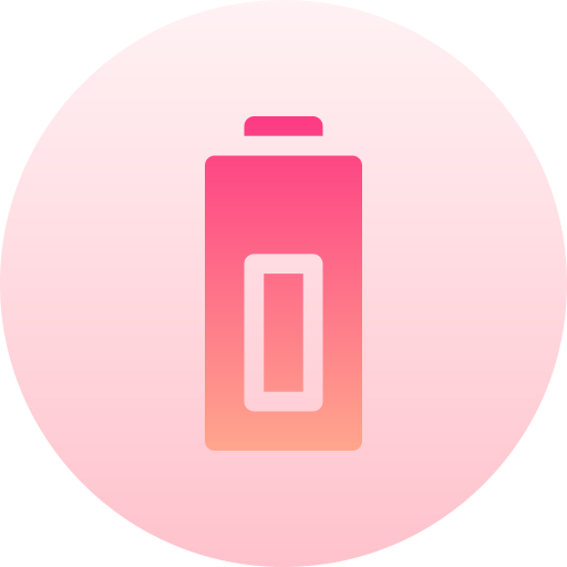 batterie Basic Gradient Circular Icône
