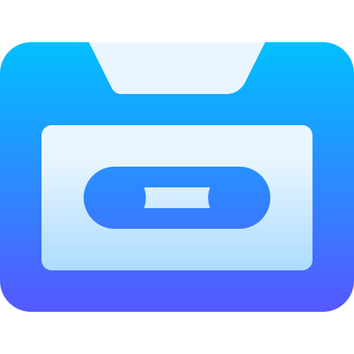 カセット Basic Gradient Gradient icon