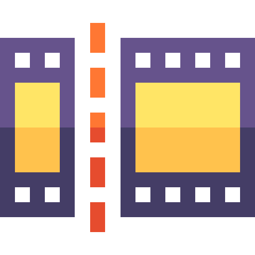 Видео редактор Basic Straight Flat иконка