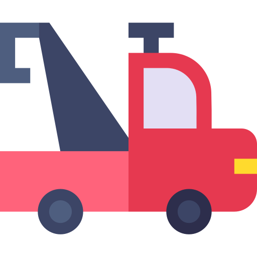 camión de remolque Basic Straight Flat icono