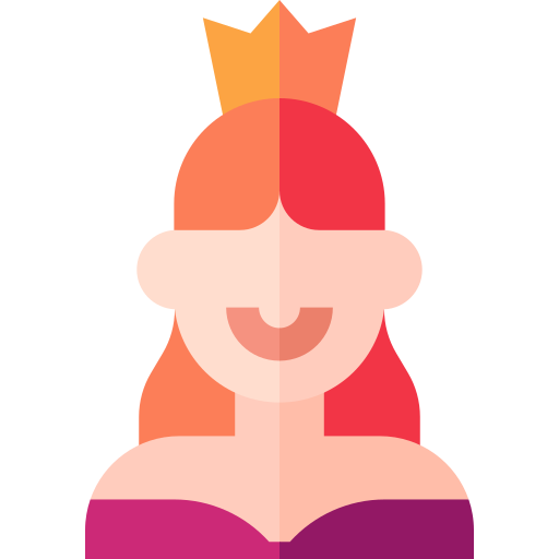 księżniczka Basic Straight Flat ikona