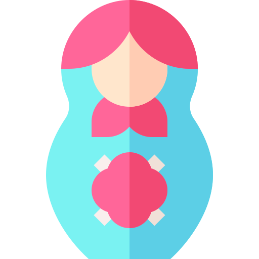 muñeca matrioska Basic Straight Flat icono