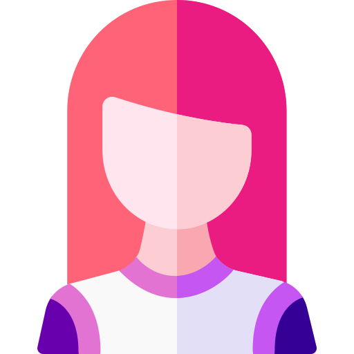 Woman Basic Rounded Flat icon