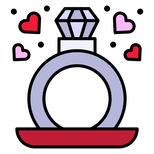 ダイアモンドの指輪 Generic Outline Color icon