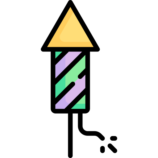 Фейерверк Special Lineal color иконка