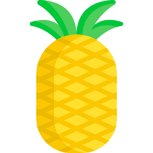 ananas Special Flat icoon