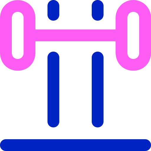 Dumbbell Super Basic Orbit Color icon