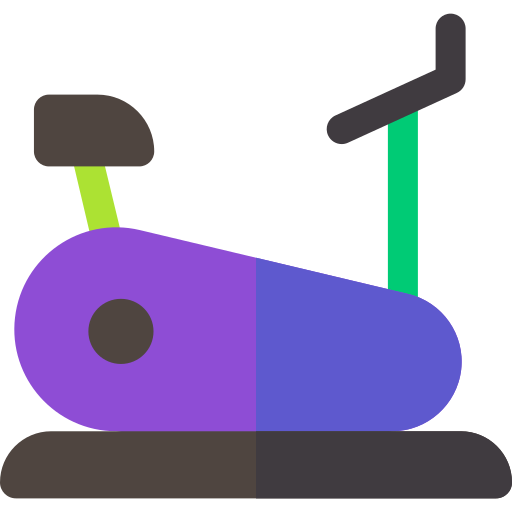 Стационарный велосипед Basic Rounded Flat иконка