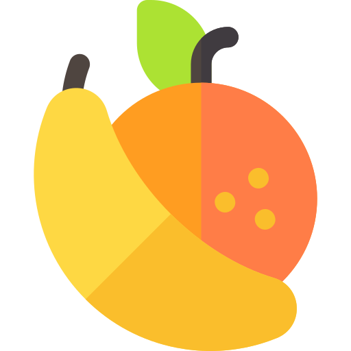 frutas Basic Rounded Flat Ícone