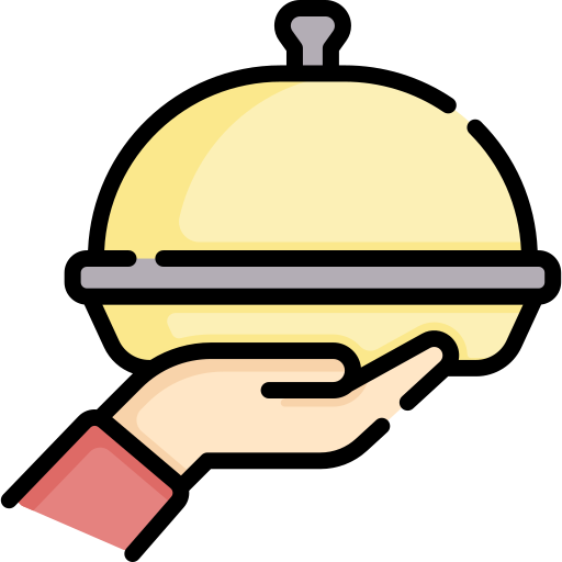 bandeja de comida Special Lineal color icono