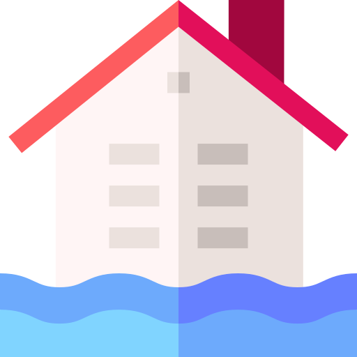inundaciones Basic Straight Flat icono