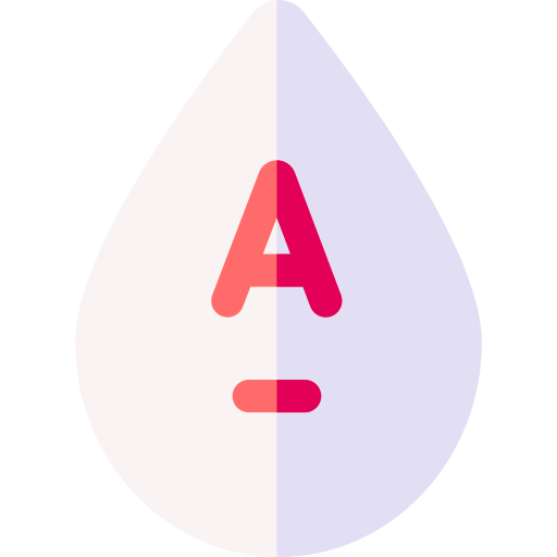 grupa krwi Basic Rounded Flat ikona