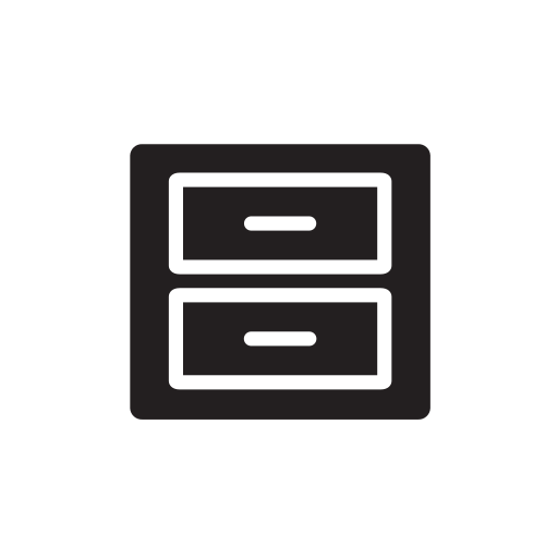 File cabinet Generic Glyph icon