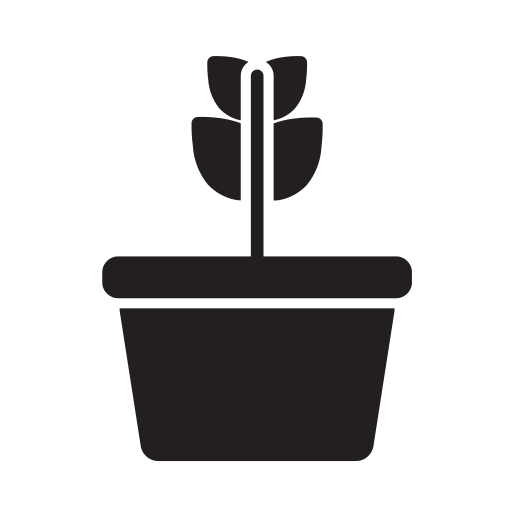 plante en pot Generic Glyph Icône