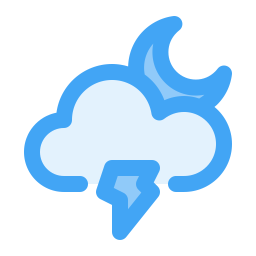 Lightning Generic Blue icon