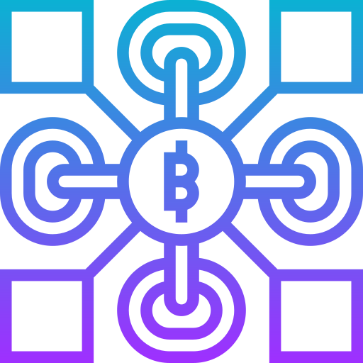 Blockchain Meticulous Gradient icon
